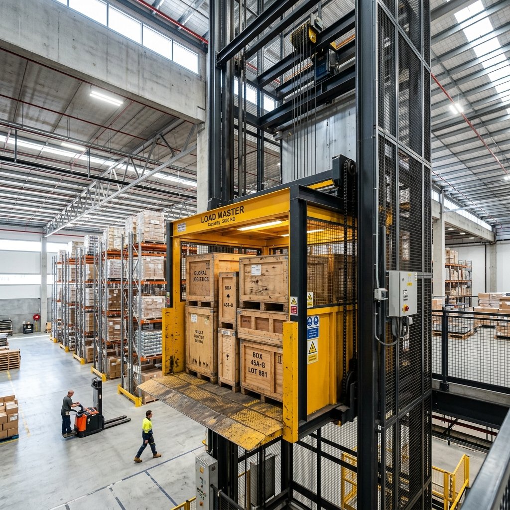 Industrial Goods Lift Manufacturer SRE LIFTTECH